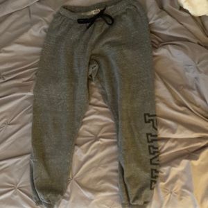 2 pairs of Everyday Lounge Campus Pant by PINK (Both Size Medium)